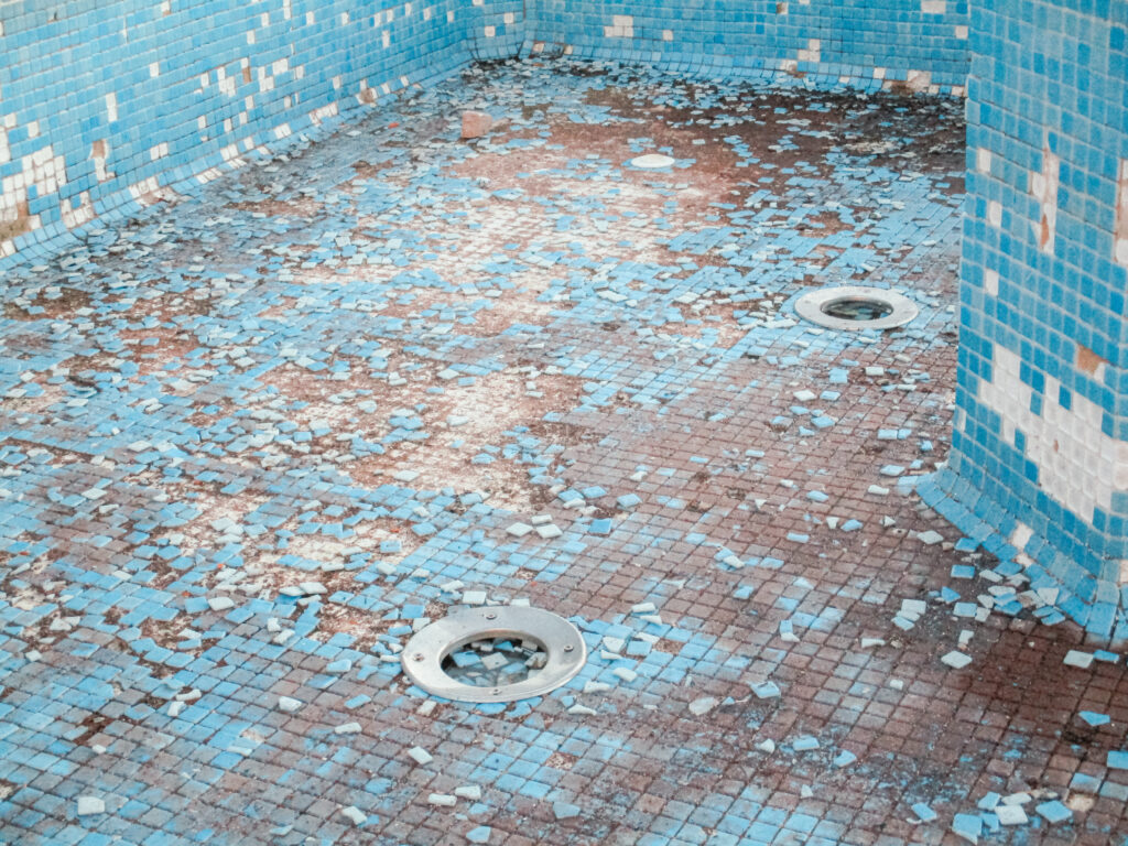 fotografie pool Reparatur